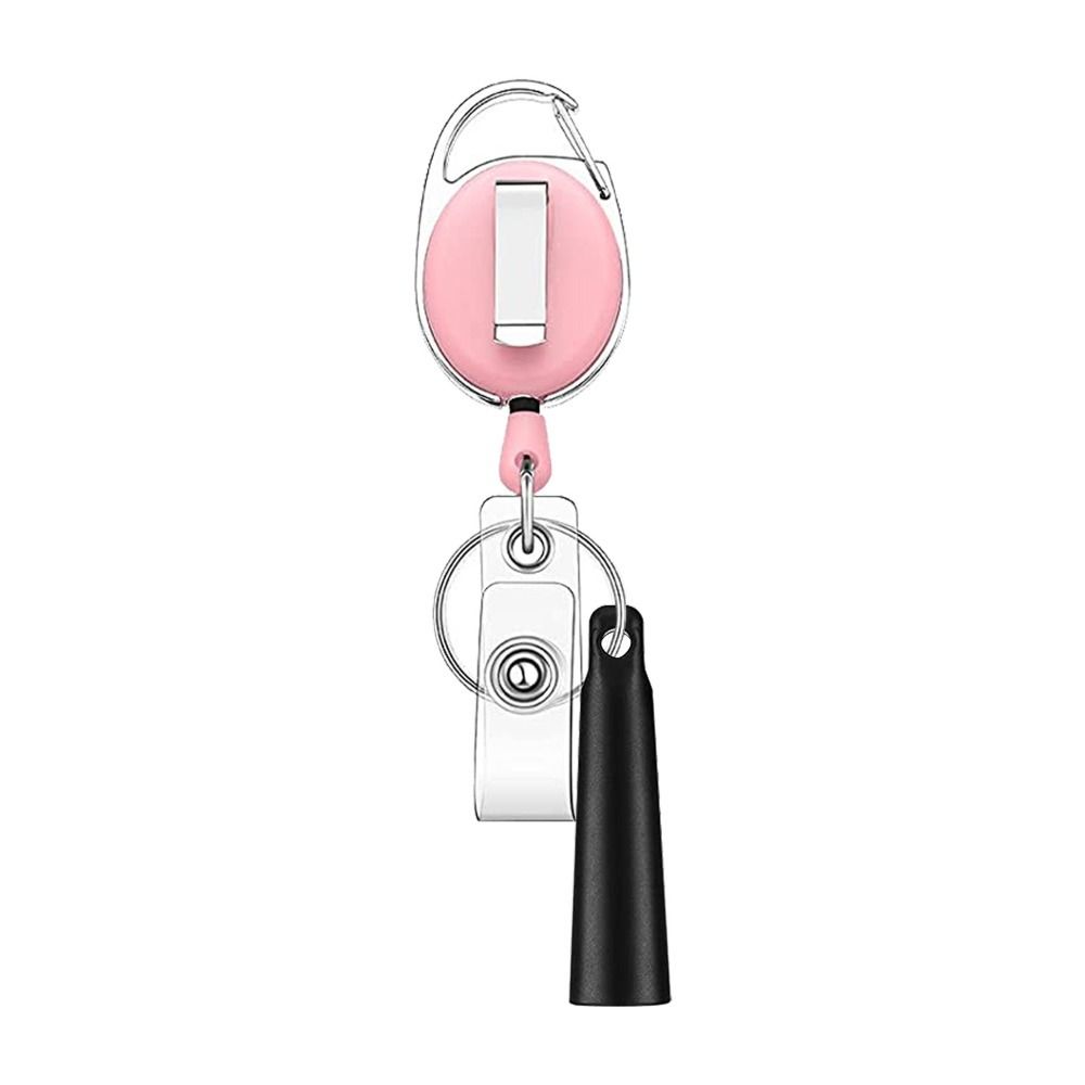 Elastic Pen Pull Holder Reel Retractable Pen Case Anti Lost Rope Pen Clip Carpenters
