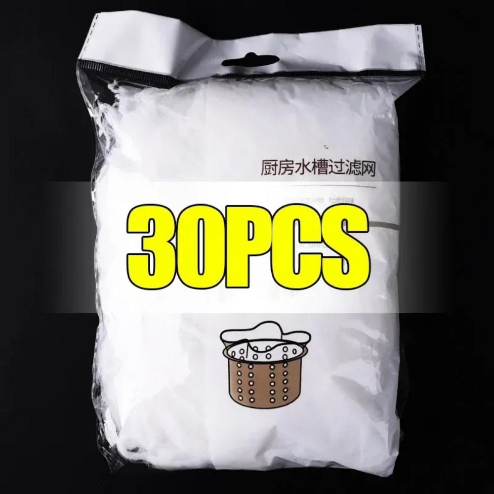 200 шт одноразовый кухонный фильтр для раковины сетка для канализации мусорный фильтр для остатков еды бассейн сетка дренажный экран раковина сетка для мусора