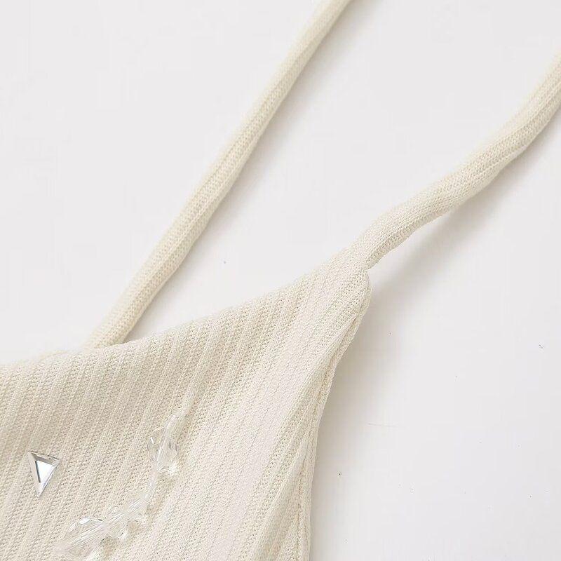 Fashion Style 2024 Spring and Summer New Women's Clothing Stylish Easy Matching Sling Dress Short Skirt 0264034 712