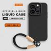 Lanyard Phone Case For For Iphone 16E 16 14 1 Plus 12 13 Mini 11 16 Pro X XR XS Max SE Liquid Silicone Strap Protector Soft Cover