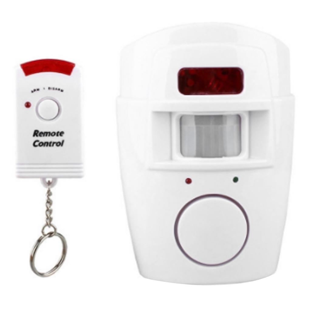 IR Sensor Alarm with Remote Control Loud Sound High Sensitivity Motion Sensor Detector for Door