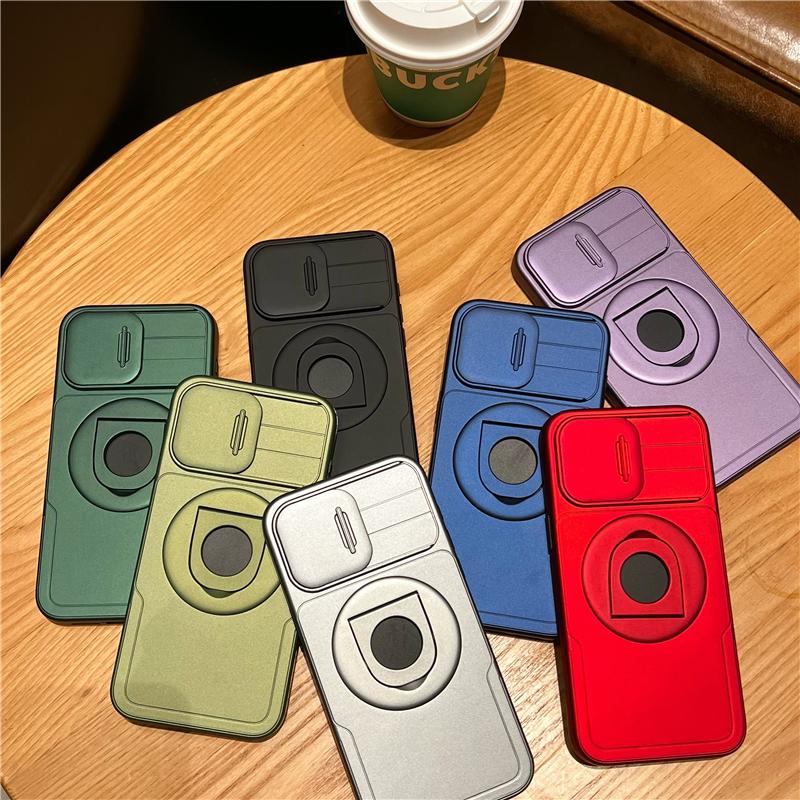 Чехол с кронштейном для камеры и слайдом для Samsung Galaxy A54 S23 S22 S21 S20 FE Ultra Plus iPhone 15 14 13 12 11 Pro Max XS Max 15 Plus, защитный чехол