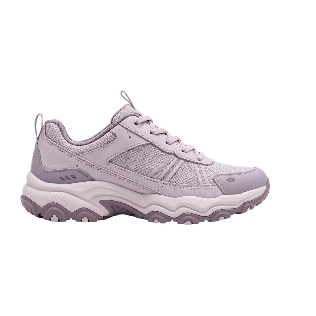 Skechers Женские сетчатые кроссовки на шнуровке с круглым носком из синтетической кожи для тренировок на открытом воздухе Женские кроссовки 180378-LAV