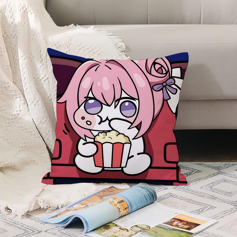 Cartoon Cute Game D-Doro Pillow Case Office Cushions Suitable For Sofa Car Bedroom Decorative Cushion Cover