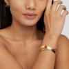 Yori Минималистичный Нержавеющая Сталь Металл Неправильной Формы 18K Золотое PVD Браслет Манжета Отличительные Украшения Оптом 2025