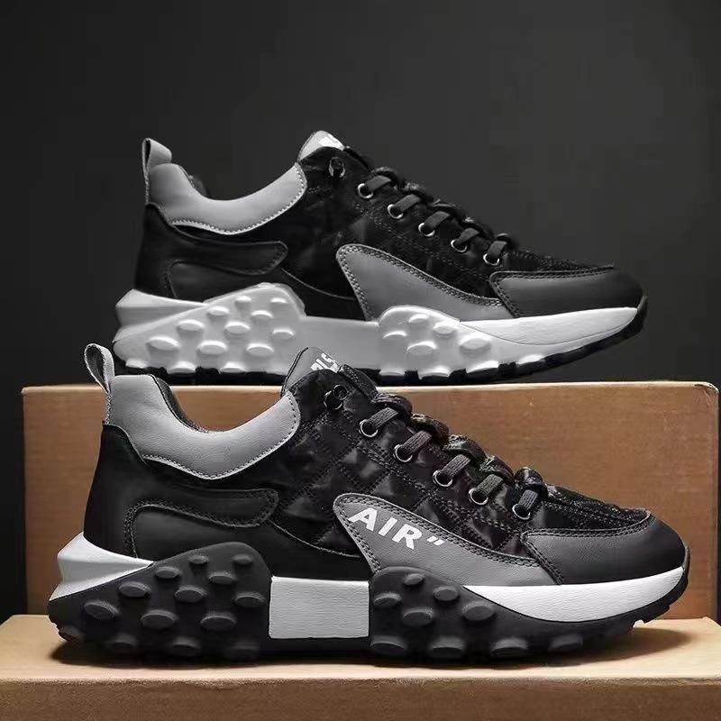 Мужские корейские кроссовки 'Dad Shoes' 2025 года на толстой подошве - Низкие дышащие кроссовки для бега на весну и осень