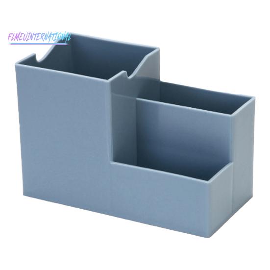 Многофункциональный настольный держатель для ручек, канцелярские принадлежности, инструменты для макияжа, органайзер, сплошной цвет, пластиковая коробка, настольный держатель для мобильного телефона, офисные, школьные принадлежности