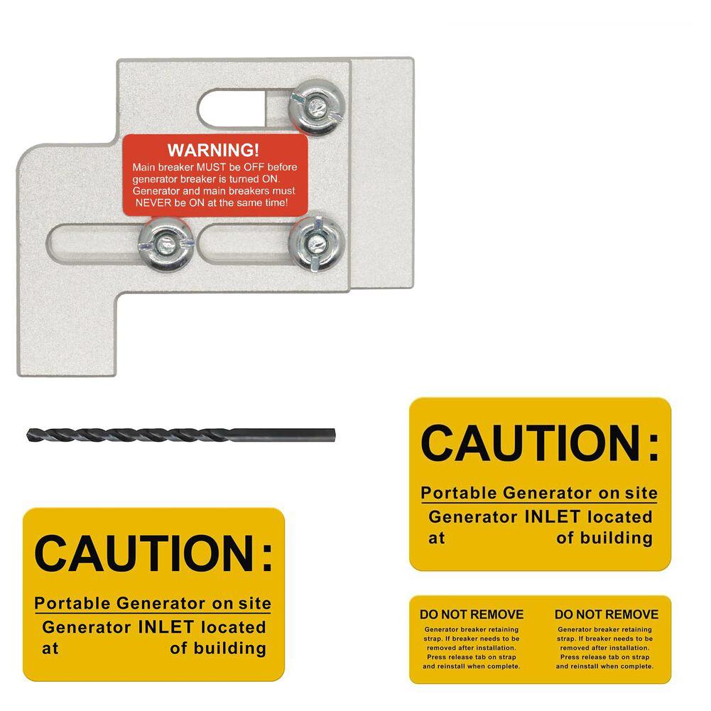 Анодированная алюминиевая конструкция Комплект блокировки генератора Прямая настройка Простая установка Комплект безопасности для генератора