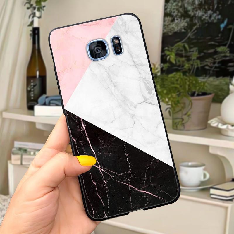 Чехол для Samsung Galaxy S7 edge Чехол-обложка Милые буквы Мягкий силикон Чехол для телефона Для Samsung s 7 S7 edge S7edge G930 G935 чехлы