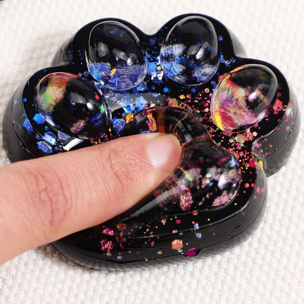 Мнущая лапка кошки Игрушка-антистресс Блингблинг Медленно восстанавливающаяся лапка кошки Игрушка для сжимания лапки кошки Дети