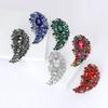Retro Crystal Glass Colorful Rhinestone Brooch Brooch Corsage Style Fashion Clothing With Accessories Pin