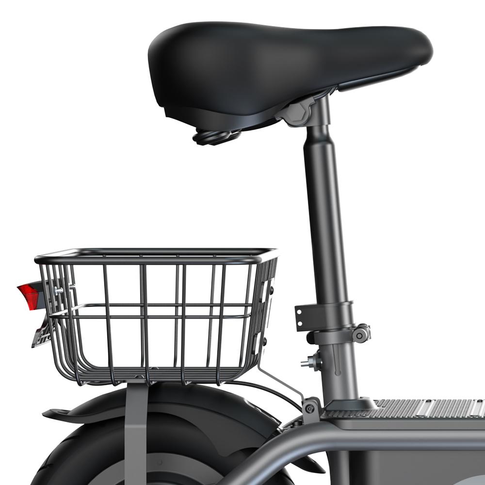 iScooter F2 10'' Electric Scooter 500W 36V/7.8Ah 30KM/H Folding Light Weight with Seat and Basket Small Shopping Scooter