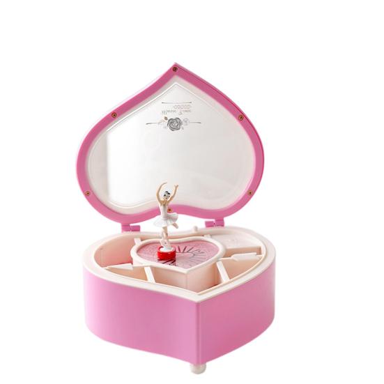 Креативная музыкальная шкатулка для драгоценностей, декоративное легкое настольное украшение