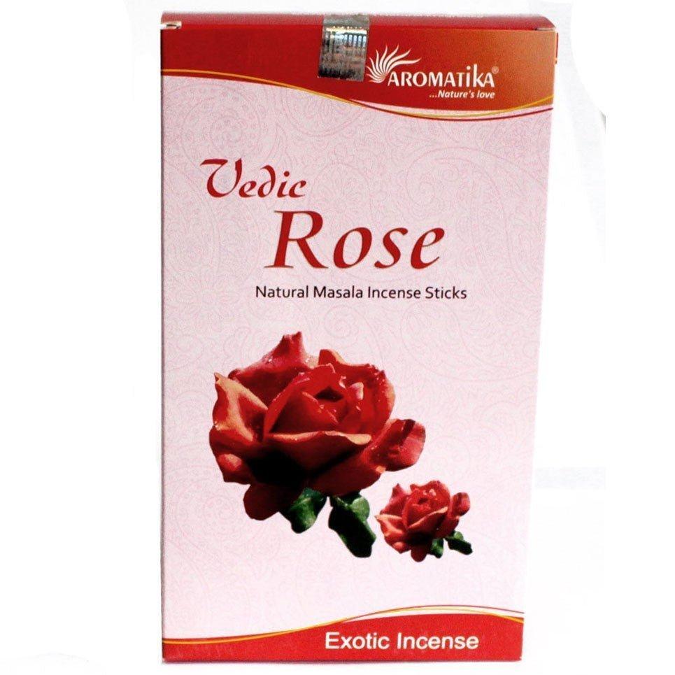 Rose Masala Incense Sticks 12 Count Vedic