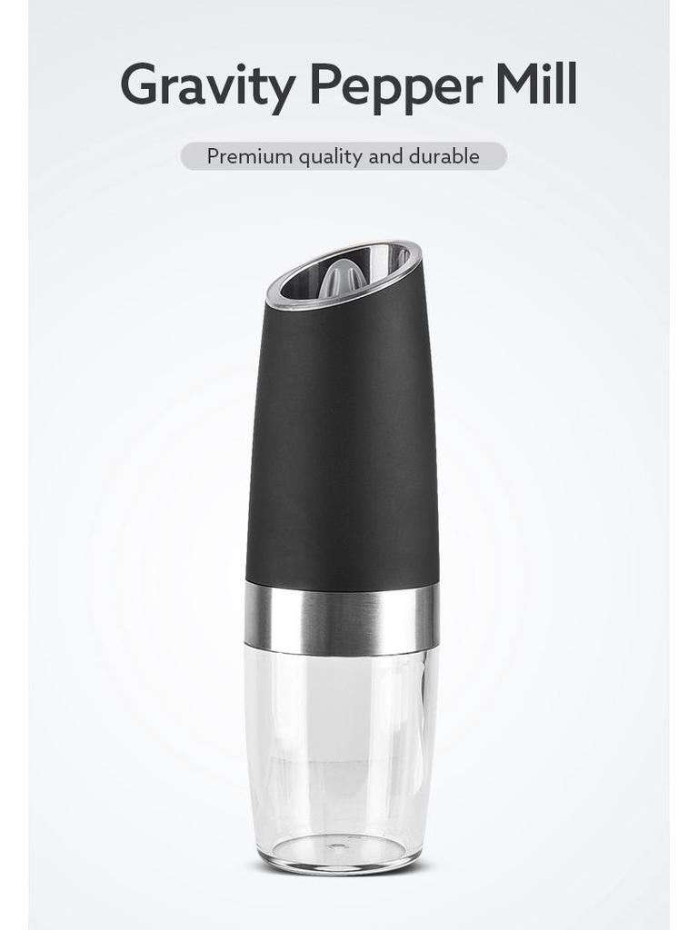 Gravity-Sensing Mini Smart Electric Salt & Pepper Grinder