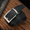 Мужской ремень Pu Rotary Buckle Двусторонний ремень Премиум ремень Детские повседневные брюки с пряжкой