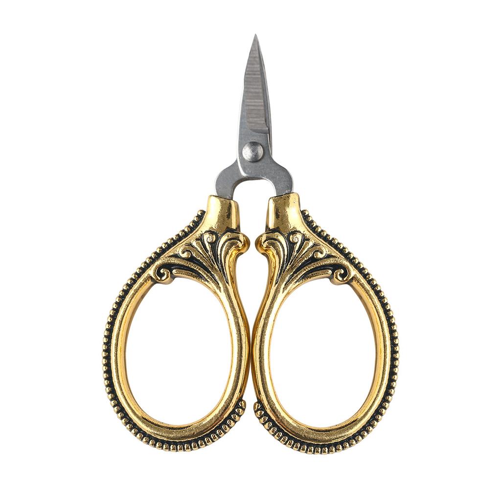 Student Retro Household Mini Scissors Portable Scissors