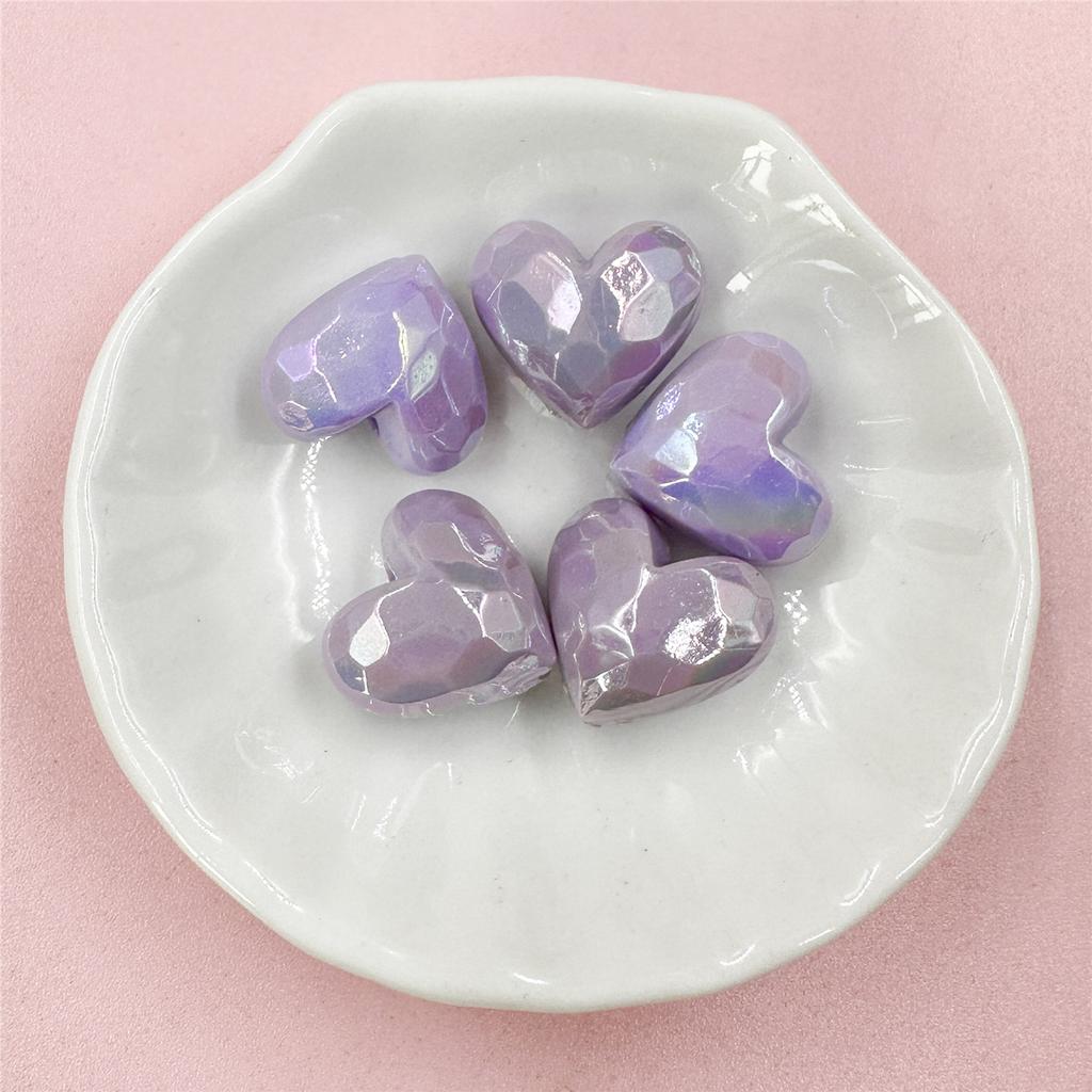 Простые модные материалы Сердце Свободные бусины Ювелирные изделия Макарон Аксессуар Персиковый акриловый браслет Бусины 19 * 16,5 мм Вырезанные бусины «Любовь» DIY Изысканные ювелирные изделия