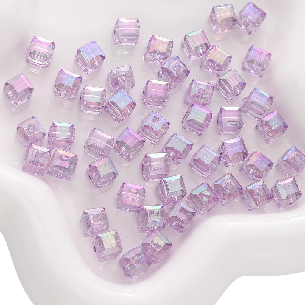 1300Pcs Acrylic Imitation Glass Three-Dimensional Magic Square Beads For DIY Bracelets Necklaces Jewelry Making