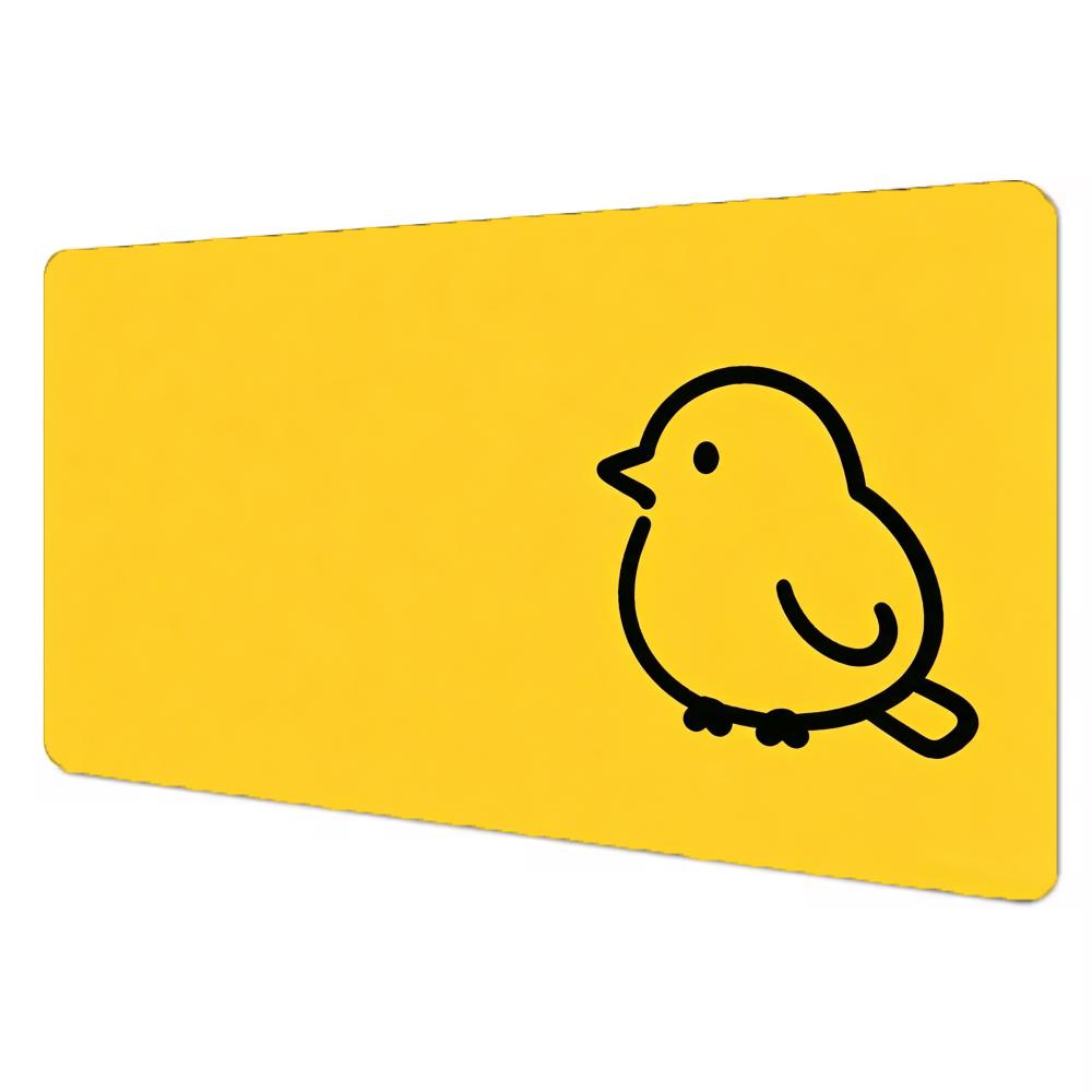 Cute Chicken Graffiti Mouse Pad Large Computer Office Game Table Mats Rubber Anti-slip Gaming Keyboard Mousepads Long Desk Pads