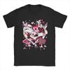 Men's T-Shirts Hazbins Hotels Angel Dust Novelty 100% Cotton Tees Short Sleeve T Shirt Crewneck Tops Big Size