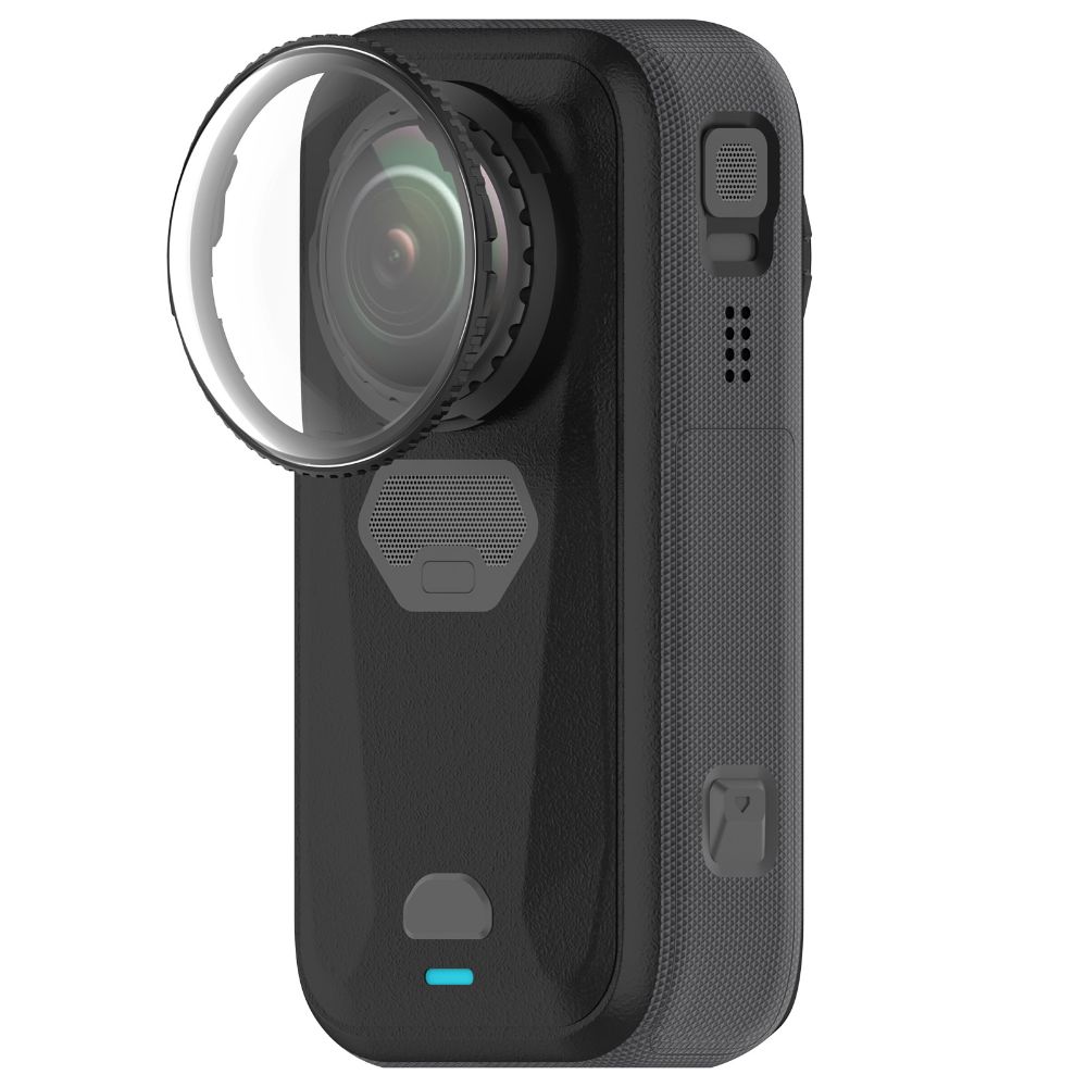 Removable Lens Guard Optical Glass Protective Lens Cap for Insta360 X6 Panoramic Camera Accessories