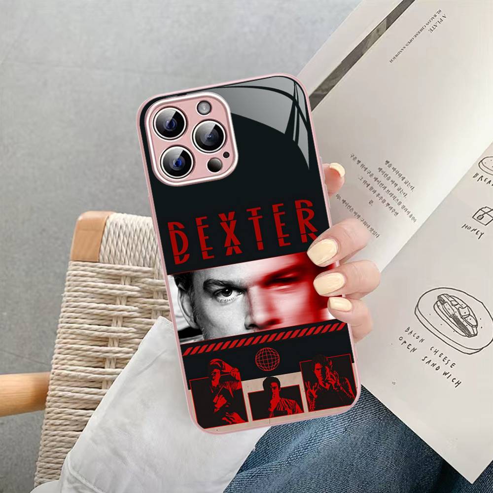 Movie D-Dexter Tempered Glass For Iphone 14 13 12 11 Pro Mini XS MAX 14Plus X XS XR Fundas