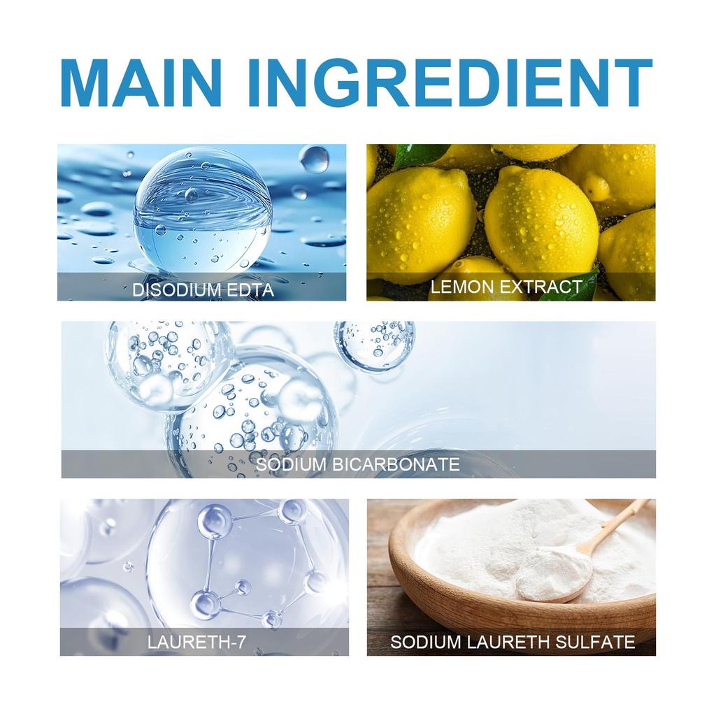 Jakehoe Листы для очистки посудомоечной машины 100 г - Эффективно удаляют жир, грязь, накипь и другие пятна. Мощный дезодоратор для посудомоечной машины.