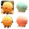 Cartoon Hamburger Plush Cushion With Short Plush Material For Home Decor And Comfort