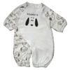 Newborn All Snoopy Newborn All Open Front Gauze Pile Dress Coverall Baby Clothes Switchable [Takihyo] Two-Way Two-way 50-70