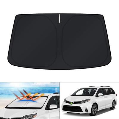 KUST Автомобильный солнцезащитный козырек на лобовое стекло для Toyota Sienna, индивидуальная посадка, складной, блокирует солнце, УФ, сохраняет ваш автомобиль прохладным, 2011-2020, Аксессуары, Солнцезащитный козырек, Защита, Лучи,