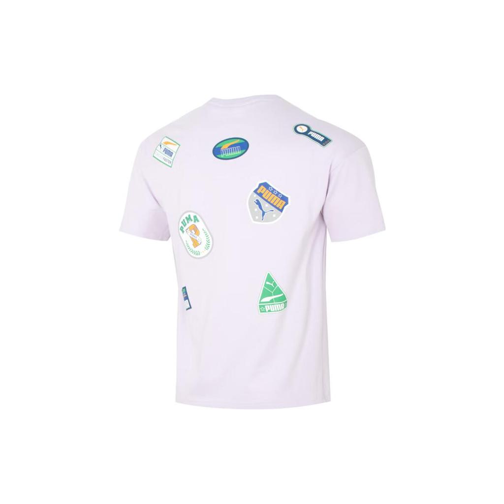 New PUMA T Shirt Unisex Light Purple 623249-17