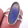 Натуральный Лабрадорит Драгоценный Камень Ручной Работы 925 Пробы Цельное Стерлинговое Серебро Кольцо Размер 6 D7w53