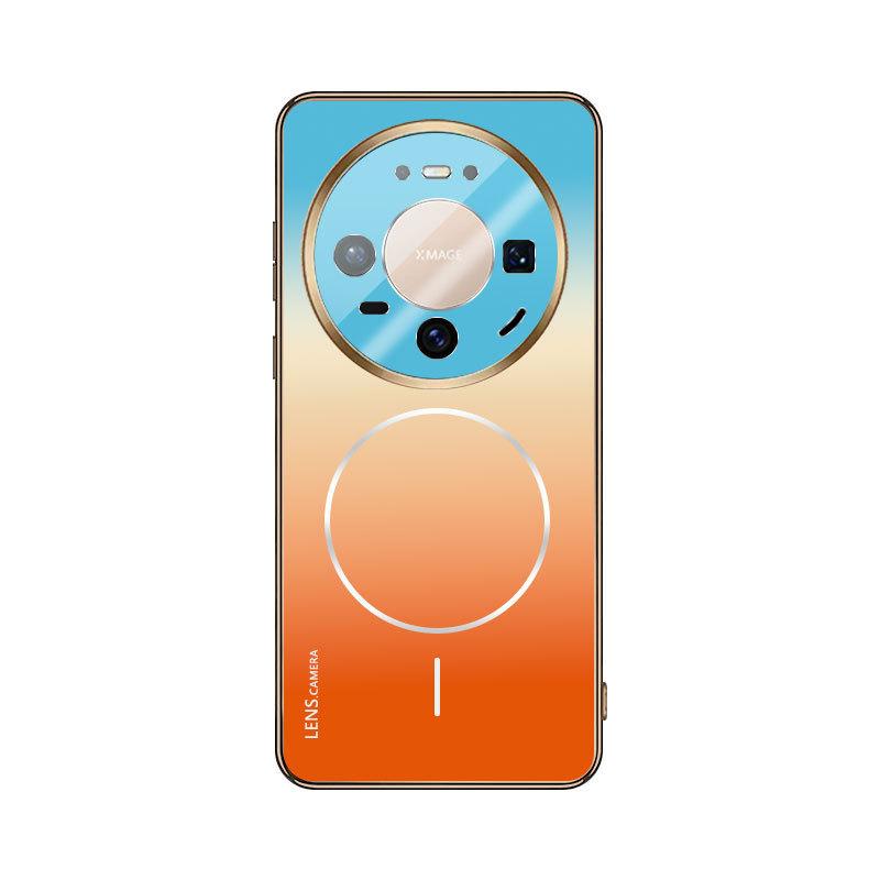 Подходит для чехла мобильного телефона Huawei Mate80pro, новый магнитный ультратонкий чехол для Huawei Mate70p с защитной пленкой для объектива, 60, противоударный