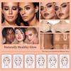 3pcs Contouring Stick Set Face Contour Stick Shadow Stick Blush Stick 3-in-1 Perfect Concealer Stick Full Coverage Breathable and Light