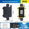 Уличная водонепроницаемая распределительная коробка IP68 с быстрым разъемом и клеммной колодкой