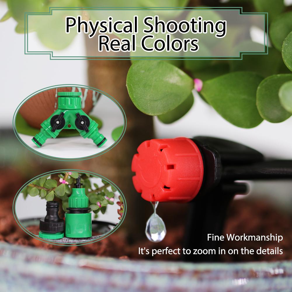 10 м-50 м DIY система капельного орошения автоматический полив садовый шланг наборы микро капельного полива с регулируемыми капельницами