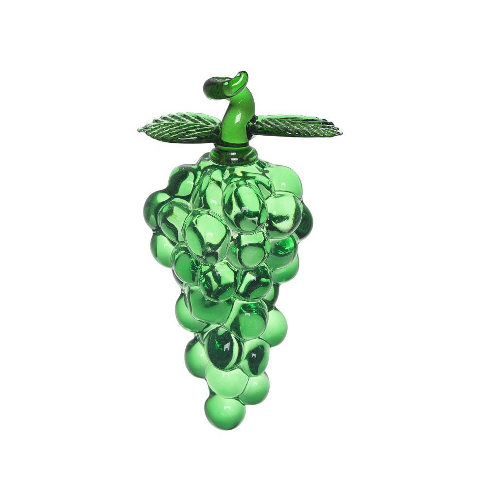 Интересные искусственные украшения из фруктов. Стеклянные поделки. Хрустальные поделки. Украшения для офиса.