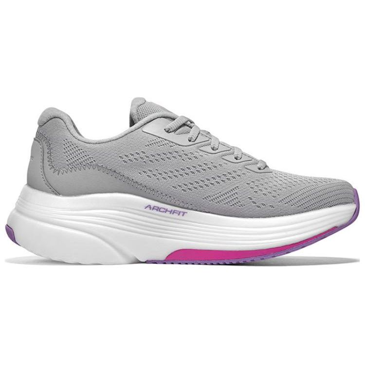 Skechers Go Walk Distance Walker Свежие Модные Низкие Повседневные Кроссовки Женские Серый Фиолетовый 125129-GYLV