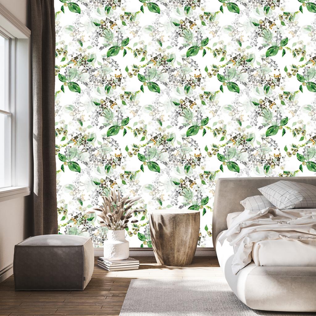 Leaves and Branches Wallpaper for Living Room and Bedroom 50x1000