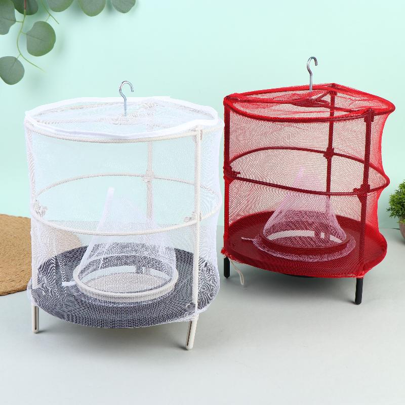 Fly Trap Cage Hanging Insect Catcher Net Portable Fold Insect Trap For Outdoor Garden Orchard Vegetable Farm Reusable Fly Mesh
