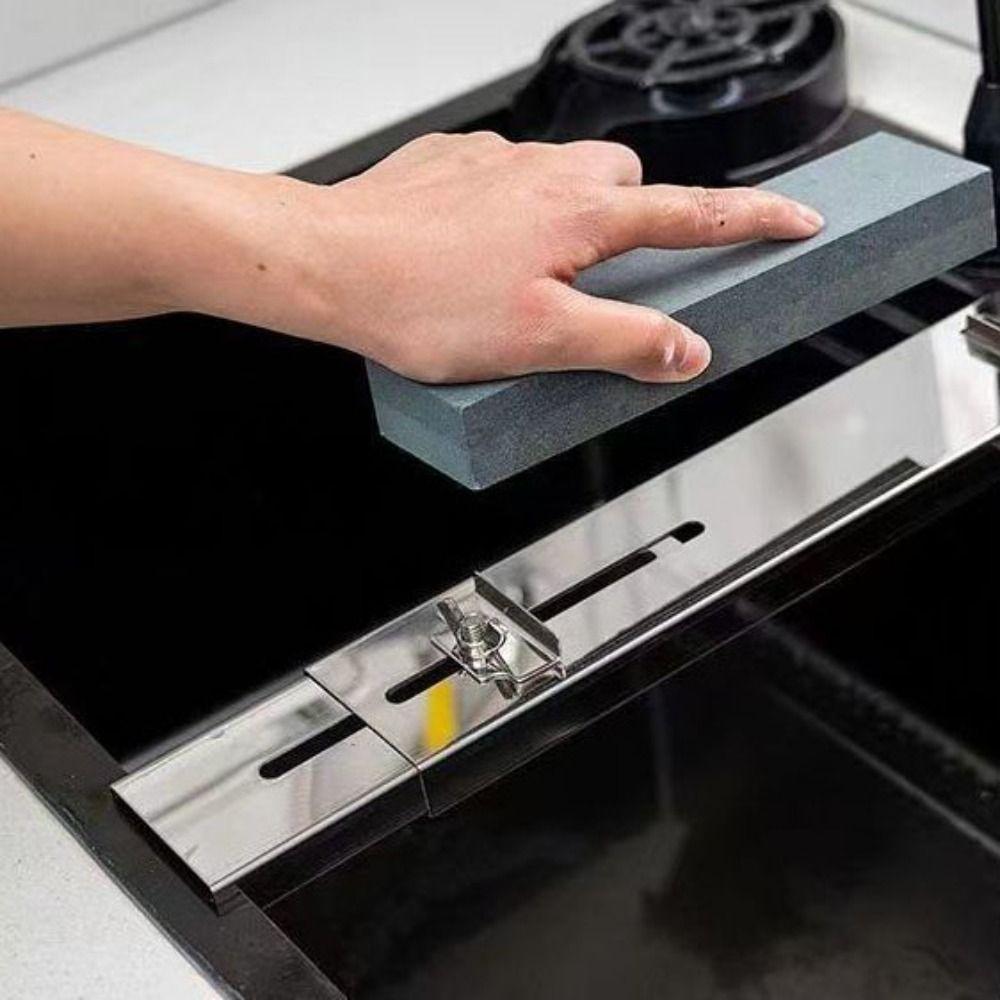 Adjustable Sink Bridge Sharpening Stone Holder Retractable Whetstone Base  Vegetable Market