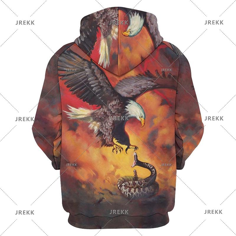 Толстовка с капюшоном America Eagle Graphic, мужская одежда, 3D-эмблема ястреба, напечатанная в 2010 году, новинка в толстовках, женская толстовка Harajuku Fashion y2k с капюшоном