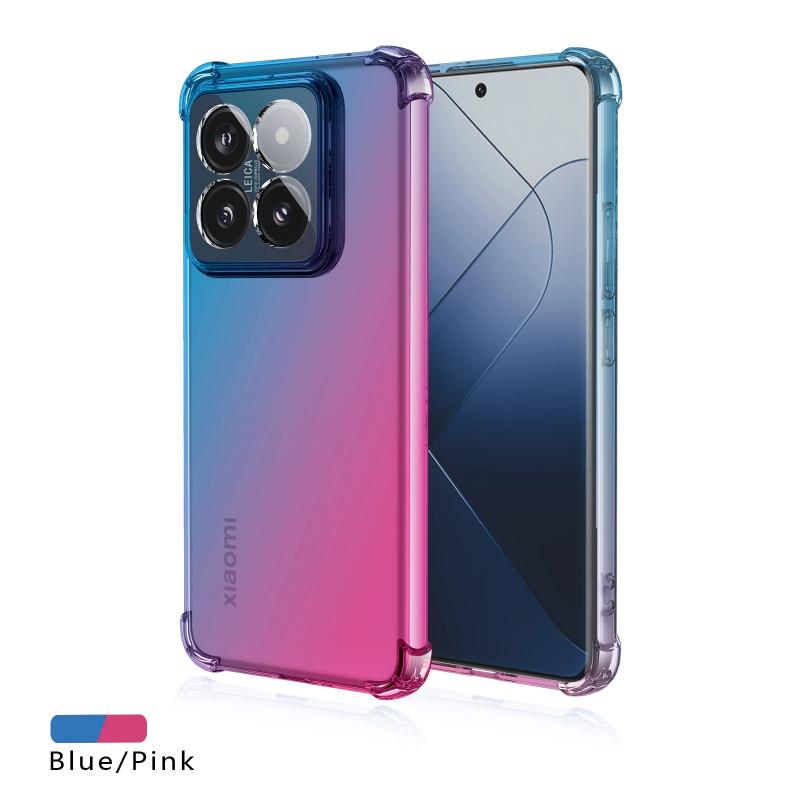Градиентный чехол для телефона POCO X7 Pro X 7 X7Pro, противоударный силиконовый полупрозрачный мягкий защитный бампер с подушками безопасности для POCO M7pro M6 Pro 5G M5S