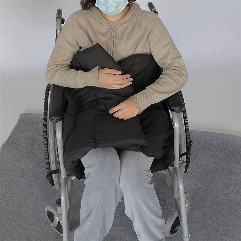 ABMH-Мягкая регулируемая подушка для инвалидной коляски Теплое практичное сиденье спинка Аксессуары для инвалидной коляски
