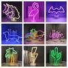 Romantic Neon LED Decorative Desktop Lights - Ins Style