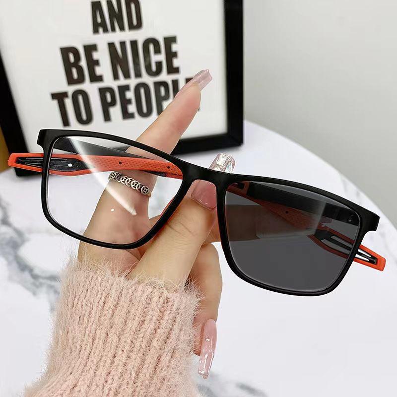 Color-Changing, Anti-Blue Light, Non-Slip Reading Glasses for Men - Lightweight & Sporty for Middle-Aged and Elderly