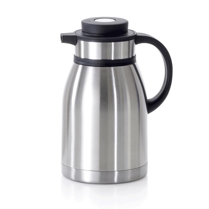 Pichet isotherme - ICH-ZAPFE.DE - 2,5L - Acier chromnickel - Hauteur: 29.5 cm