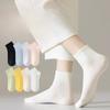 Women's Summer Thin Pure Cotton Breathable A Class Antibacterial Sweat-absorbing Breathable Tube Socks
