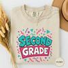 Second Grade Shirt, Retro 90s Teacher Tee, 2nd Grade Teacher Gift, Nostalgic Back To School Tshirt, School Crew Gift Idea, Retro Gift